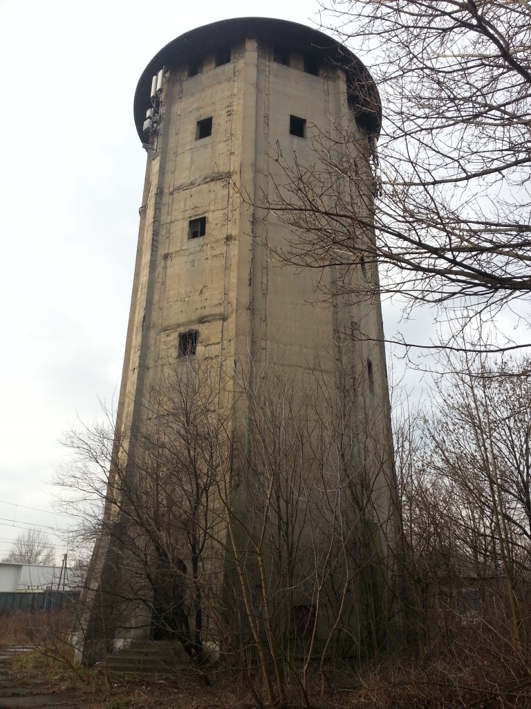 Water tower at the station Kraków Prokocim